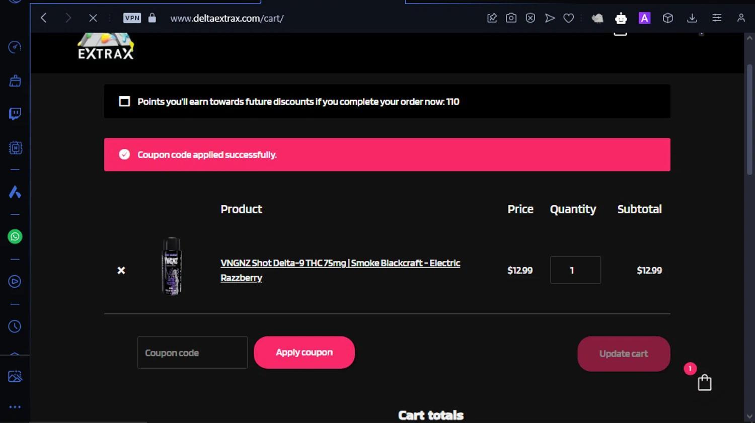 How to apply Delta Extrax coupon code